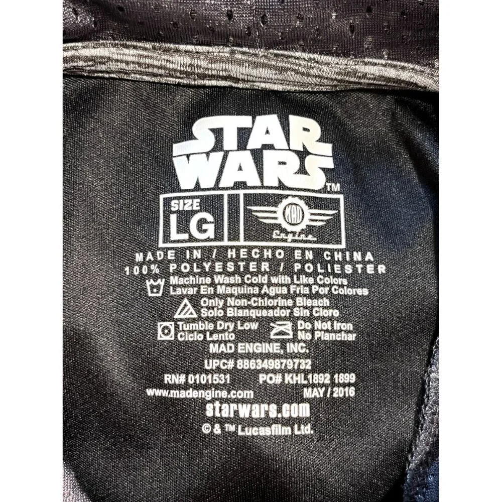 Star Wars Youth Long Sleeve Hoodie Size Large - Picture 6 of 6